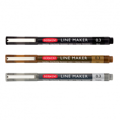 Ручка капиллярная Graphik Line Maker 0.1 сепия